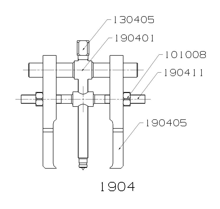 EXTRACTOR FORZA SERIE 1900 DESPEGADORES RODAMIENTOS